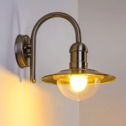 Elima Außenwandleuchte Edelstahl, 1-flammig -Lampe Verkäufe elima aussenwandleuchte h104 do8 6