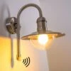 Elima Außenwandleuchte Edelstahl, 1-flammig, Bewegungsmelder -Lampe Verkäufe elima aussenwandleuchte h168043 0