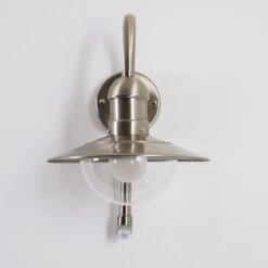 Elima Außenwandleuchte Edelstahl, 1-flammig, Bewegungsmelder -Lampe Verkäufe elima aussenwandleuchte h168043 11