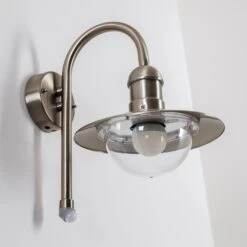 Elima Außenwandleuchte Edelstahl, 1-flammig, Bewegungsmelder -Lampe Verkäufe elima aussenwandleuchte h168043 13