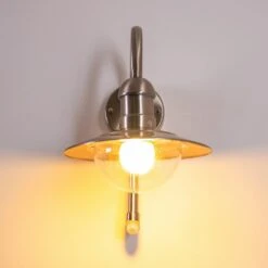 Elima Außenwandleuchte Edelstahl, 1-flammig, Bewegungsmelder -Lampe Verkäufe elima aussenwandleuchte h168043 3