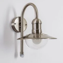 Elima Außenwandleuchte Edelstahl, 1-flammig, Bewegungsmelder -Lampe Verkäufe elima aussenwandleuchte h168043 6