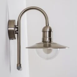 Elima Außenwandleuchte Edelstahl, 1-flammig, Bewegungsmelder -Lampe Verkäufe elima aussenwandleuchte h168043 7