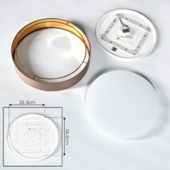 Elsa Deckenleuchte LED Weiß, 1-flammig -Lampe Verkäufe elsa deckenleuchte h3390658 4