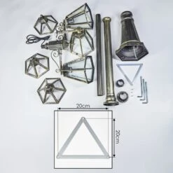 Falfosa Kandelaber Gold, Schwarz, 3-flammig -Lampe Verkäufe falfosa kandelaber h3741924 3