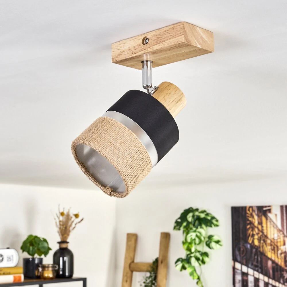 Fallhagen Deckenleuchte Chrom, Naturfarben, 1-flammig 14 Fallhagen Deckenleuchte Chrom, Naturfarben, 1-flammig – Bild 12