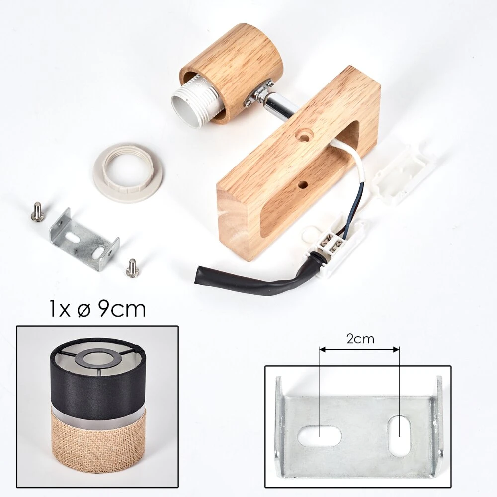 Fallhagen Deckenleuchte Chrom, Naturfarben, 1-flammig 7 Fallhagen Deckenleuchte Chrom, Naturfarben, 1-flammig – Bild 5