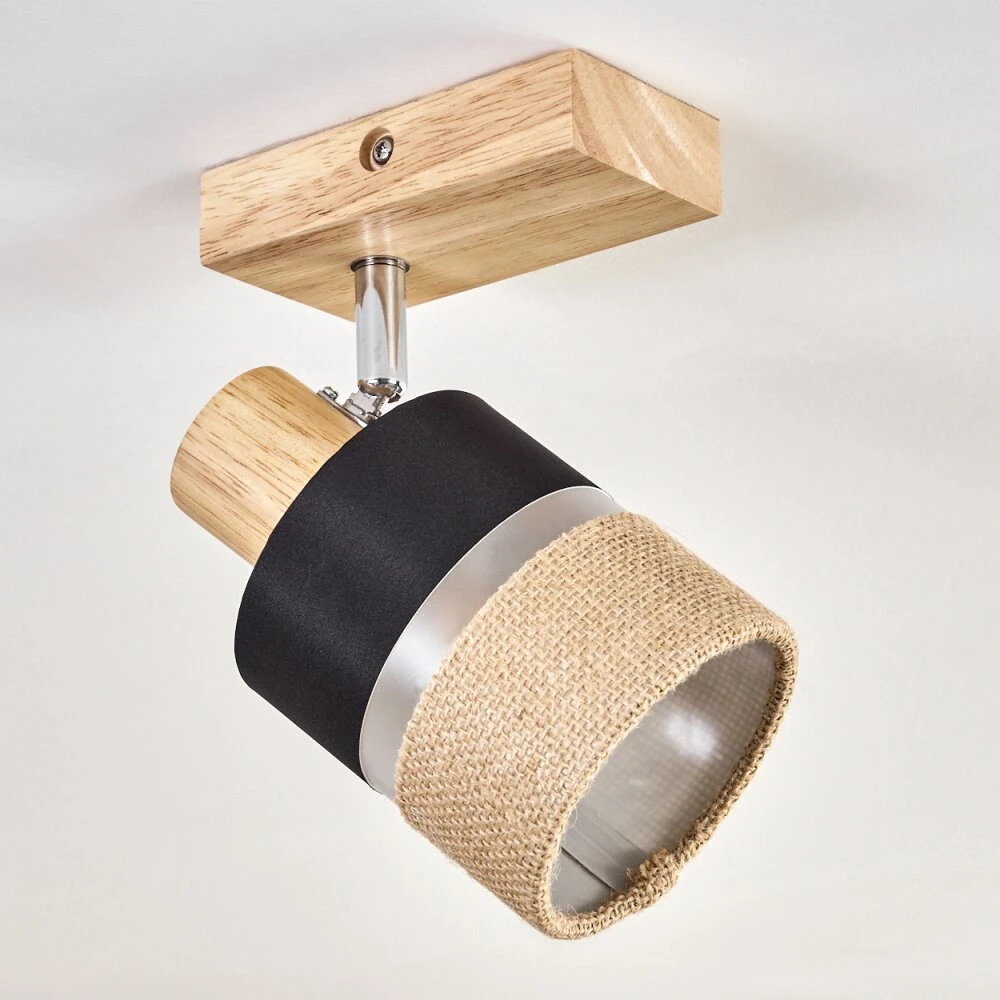 Fallhagen Deckenleuchte Chrom, Naturfarben, 1-flammig 10 Fallhagen Deckenleuchte Chrom, Naturfarben, 1-flammig – Bild 8