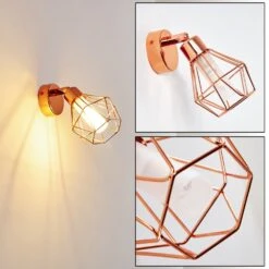 Ferrand Wandleuchte LED Kupferfarben, 1-flammig