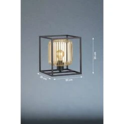 Fischer & Honsel Caydo Tischleuchte Schwarz, 1-flammig -Lampe Verkäufe fischer honsel caydo tischleuchte 50620 2