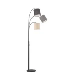 Fischer & Honsel Shade Stehleuchte Schwarz, 3-flammig -Lampe Verkäufe fischer honsel shade stehleuchte 40360 3
