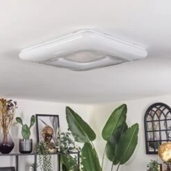 Flavlev Deckenleuchte LED Silber, Weiß, 1-flammig, Fernbedienung -Lampe Verkäufe flavlev deckenleuchte h3836668 4