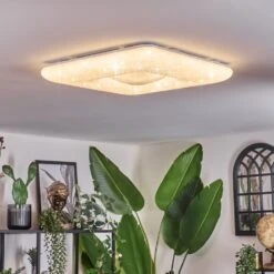 Flavlev Deckenleuchte LED Silber, Weiß, 1-flammig, Fernbedienung -Lampe Verkäufe flavlev deckenleuchte h3836668 8