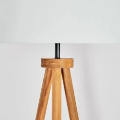 Flemming Stehleuchte 50 Cm Holz Dunkel, Schwarz, 1-flammig -Lampe Verkäufe flemming stehleuchte 50 cm h9007241 5