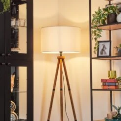 Flemming Stehleuchte 50 Cm Holz Dunkel, Schwarz, 1-flammig -Lampe Verkäufe flemming stehleuchte 50 cm h9007241 6