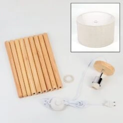 Flemming Stehleuchte Naturfarben, 1-flammig -Lampe Verkäufe flemming stehleuchte h3820629 4