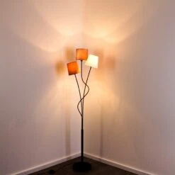 Flin Stehleuchte Schwarz, 3-flammig -Lampe Verkäufe flin stehleuchte h3001110 10