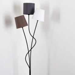 Flin Stehleuchte Schwarz, 3-flammig -Lampe Verkäufe flin stehleuchte h3001110 15