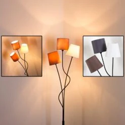 Flin Stehleuchte Schwarz, 3-flammig -Lampe Verkäufe flin stehleuchte h3001110 3