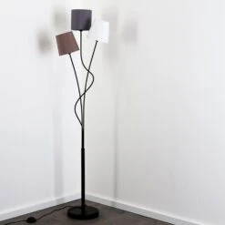 Flin Stehleuchte Schwarz, 3-flammig -Lampe Verkäufe flin stehleuchte h3001110 5