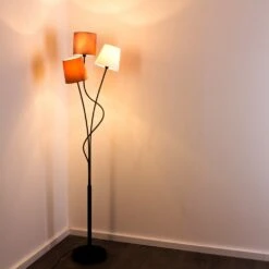 Flin Stehleuchte Schwarz, 3-flammig -Lampe Verkäufe flin stehleuchte h3001110 8