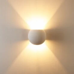 Flot Wandleuchte Weiß, 1-flammig -Lampe Verkäufe flot wandleuchte h11 2