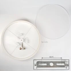 Foggia Deckenleuchte 60 Cm Nickel-Matt, 3-flammig -Lampe Verkäufe foggia deckenleuchte 60 cm h3829820 4