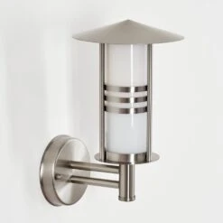 Forli Außenwandleuchte Edelstahl, 1-flammig -Lampe Verkäufe forli aussenwandleuchte h100 7