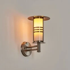 Forli Außenwandleuchte Edelstahl, 1-flammig -Lampe Verkäufe forli aussenwandleuchte h100 8