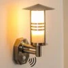 Forli Außenwandleuchte Edelstahl, 1-flammig, Bewegungsmelder -Lampe Verkäufe forli aussenwandleuchte h165530 0