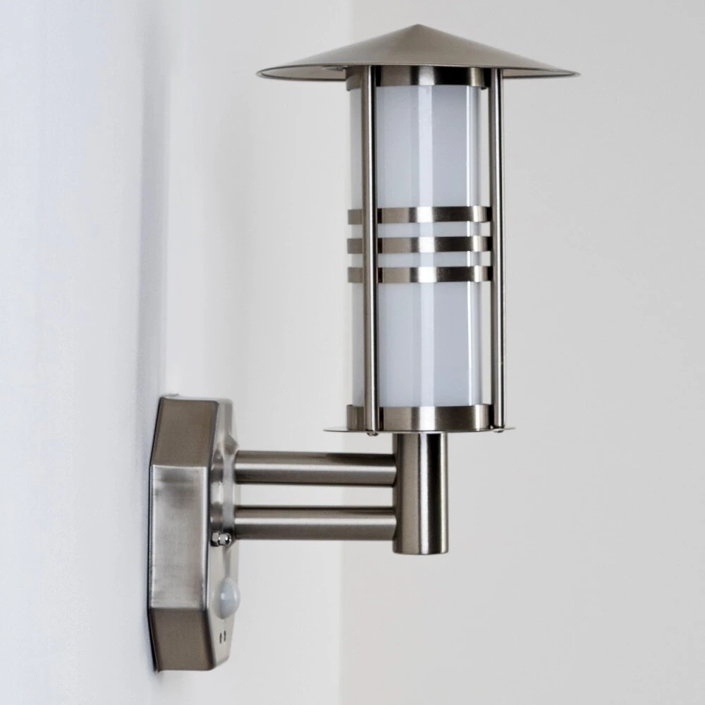 Forli Außenwandleuchte Edelstahl, 1-flammig, Bewegungsmelder 13 Forli Außenwandleuchte Edelstahl, 1-flammig, Bewegungsmelder – Bild 11