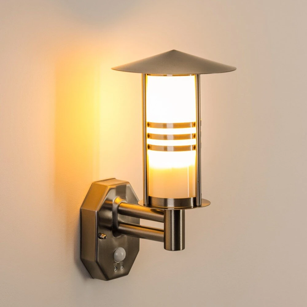 Forli Außenwandleuchte Edelstahl, 1-flammig, Bewegungsmelder 14 Forli Außenwandleuchte Edelstahl, 1-flammig, Bewegungsmelder – Bild 12