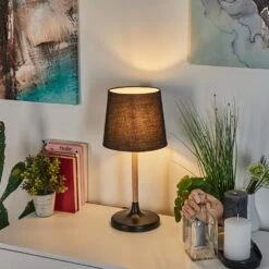 Frecheiro Tischleuchte Naturfarben, Schwarz, 1-flammig -Lampe Verkäufe frecheiro tischleuchte h3600269 8