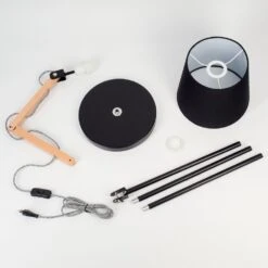 Fridene Stehlampe Naturfarben, Schwarz, 1-flammig -Lampe Verkäufe fridene stehlampe h3723395 4