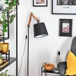 Fridene Stehlampe Naturfarben, Schwarz, 1-flammig -Lampe Verkäufe fridene stehlampe h3723395 9