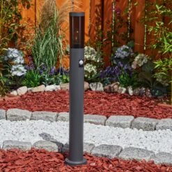 Gaborone Wegeleuchte Anthrazit, 1-flammig, Bewegungsmelder 18 Gaborone Wegeleuchte Anthrazit, 1-flammig, Bewegungsmelder -Lampe Verkäufe gaborone wegeleuchte h3611005 6