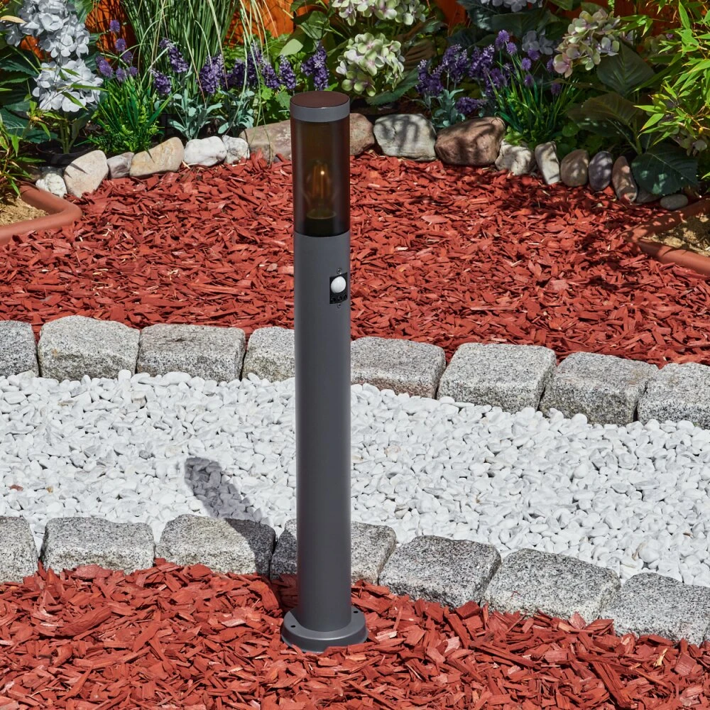 Gaborone Wegeleuchte Anthrazit, 1-flammig, Bewegungsmelder 12 Gaborone Wegeleuchte Anthrazit, 1-flammig, Bewegungsmelder – Bild 10