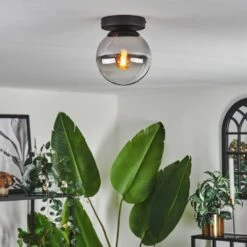 Gastor Deckenleuchte Glas 15 Cm Chrom, Klar, Rauchfarben, 1-flammig -Lampe Verkäufe gastor deckenleuchte glas 15 cm h3738818 10