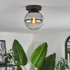 Gastor Deckenleuchte Glas 15 Cm Chrom, Klar, Rauchfarben, 1-flammig -Lampe Verkäufe gastor deckenleuchte glas 15 cm h3738818 6