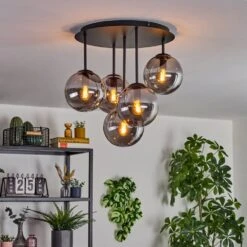 Gastor Deckenleuchte Glas 15 Cm Rauchfarben, 5-flammig -Lampe Verkäufe gastor deckenleuchte glas 15 cm h3882832 8