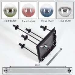 Gastor Deckenleuchte Glas 15 Cm Blau, Chrom, Grün, Klar, Kupferfarben, Rauchfarben, 5-flammig -Lampe Verkäufe gastor deckenleuchte glas 15 cm h9018728 4