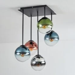 Gastor Deckenleuchte Glas 15 Cm Blau, Chrom, Grün, Klar, Kupferfarben, Rauchfarben, 5-flammig -Lampe Verkäufe gastor deckenleuchte glas 15 cm h9018728 7