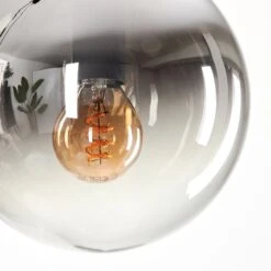 Gastor Hängeleuchte Glas 15 Cm Chrom, Klar, Rauchfarben, 3-flammig -Lampe Verkäufe gastor haengeleuchte glas 15 cm h3723081 2