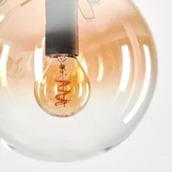 Gastor Hängeleuchte Glas 15 Cm Bernsteinfarben, Klar, 4-flammig -Lampe Verkäufe gastor haengeleuchte glas 15 cm h3728321 2