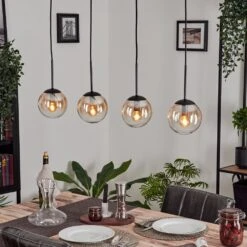 Gastor Hängeleuchte Glas 15 Cm Bernsteinfarben, Klar, 4-flammig -Lampe Verkäufe gastor haengeleuchte glas 15 cm h3728321 6