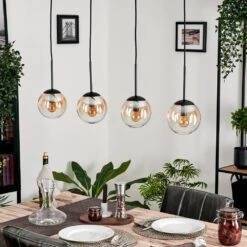 Gastor Hängeleuchte Glas 15 Cm Bernsteinfarben, Klar, 4-flammig -Lampe Verkäufe gastor haengeleuchte glas 15 cm h3728321 9