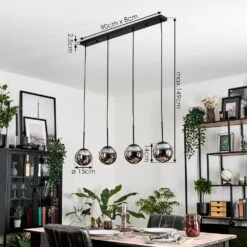 Gastor Hängeleuchte Glas 15 Cm Chrom, Rauchfarben, 4-flammig -Lampe Verkäufe gastor haengeleuchte glas 15 cm h3740996 3