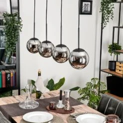 Gastor Hängeleuchte Glas 15 Cm Chrom, Rauchfarben, 4-flammig -Lampe Verkäufe gastor haengeleuchte glas 15 cm h3740996 9