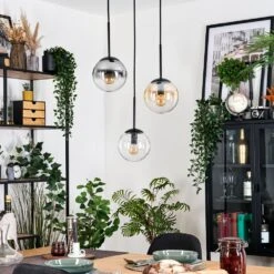 Gastor Hängeleuchte Glas 15 Cm Bernsteinfarben, Klar, Rauchfarben, 3-flammig -Lampe Verkäufe gastor haengeleuchte glas 15 cm h9008682 1