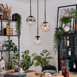 Gastor Hängeleuchte Glas 15 Cm Bernsteinfarben, Klar, Rauchfarben, 3-flammig -Lampe Verkäufe gastor haengeleuchte glas 15 cm h9008682 6